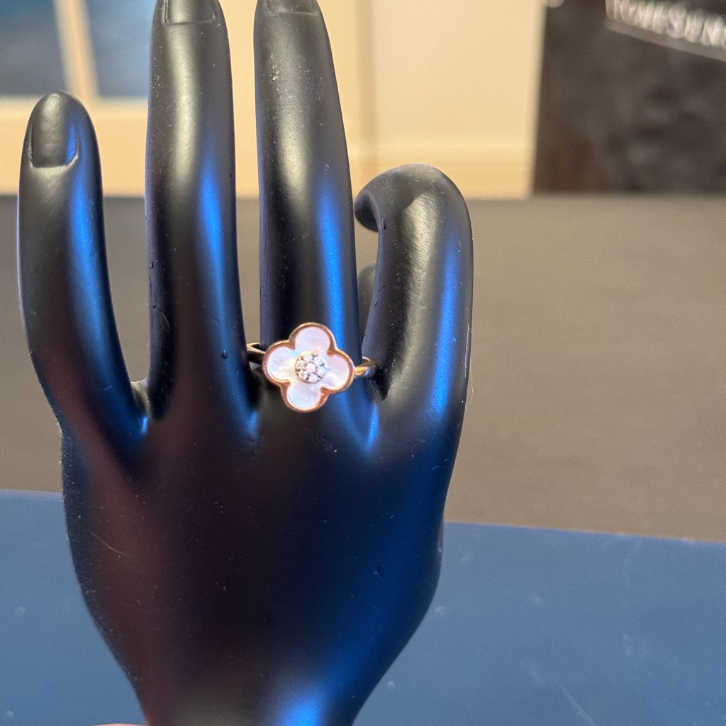 Brand New Wrong Sterling Silver With Gold Plating Size 7